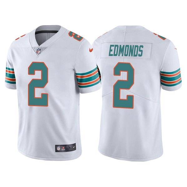 Men’s Miami Dolphins #2 Chase Edmonds White Color Rush Limited Stitched Football Jersey